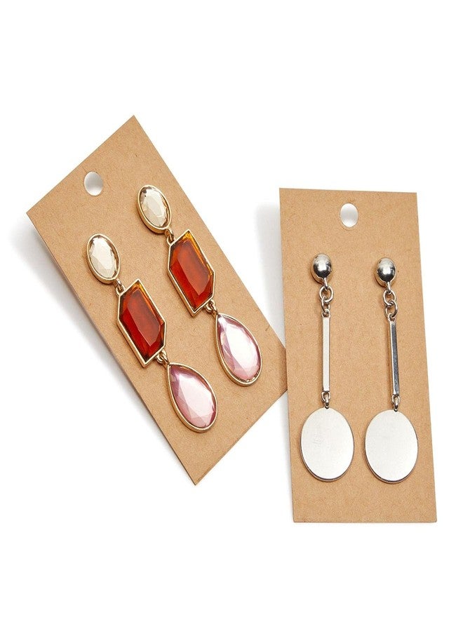 Festiko Paperboard Earring Cards - Retail-Ready Jewelry Display - Secure Stud & Dangle Earring Display Cards - Eco-Friendly Jewelry Packaging - 3.5 x 2 in (100) - Image 5